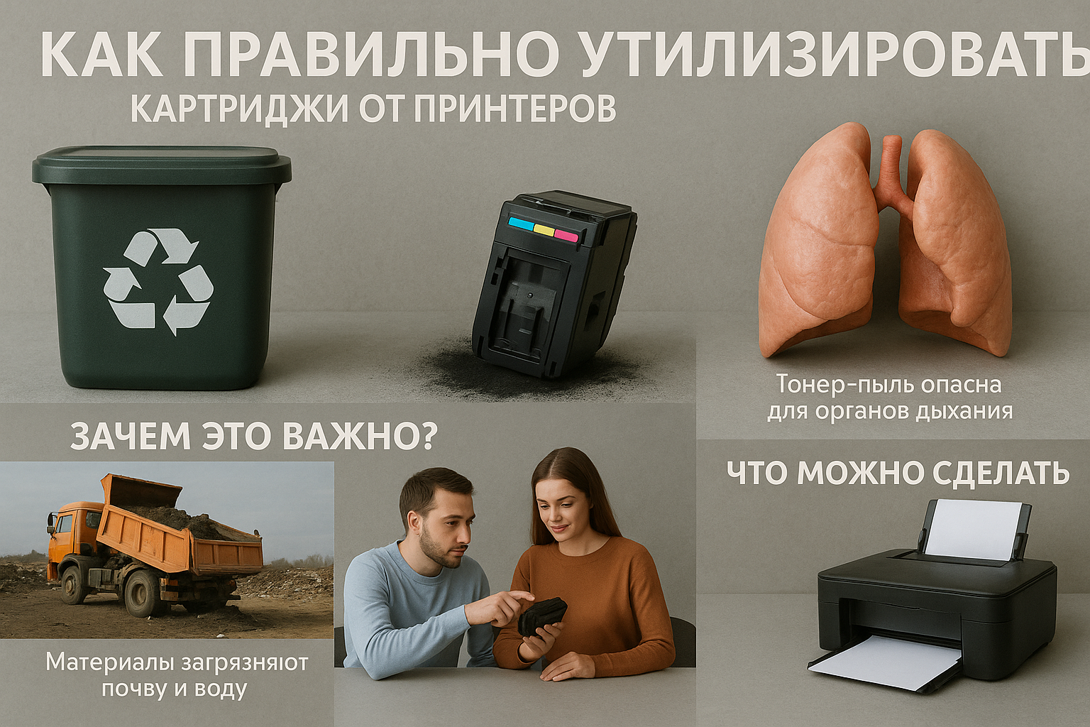 как утилизировать картриджи